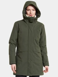 DIDRIKSONS Vestes Dextérieur Veste Fonctionnelle CAJSA Femme Vert Foncé -Sportamore 9e96b4855a9a0f3a99f43a1b200f6506