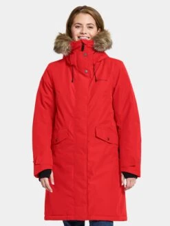 DIDRIKSONS Vestes Thermiques Et En Doudoune Veste Outdoor ERIKA Femme Rouge Feu -Sportamore a184f5d1eaef729cc3f5f60232c9e878
