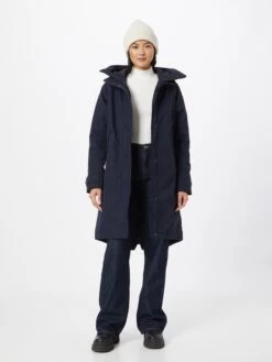 DIDRIKSONS Manteaux De Pluie Manteau Fonctionnel Femme Bleu Nuit -Sportamore a424304a090cd5129b5f3fdc7b7af72b