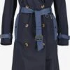 DIDRIKSONS Manteaux De Pluie Manteau Fonctionnel ALVINA Femme Marine / Bleu-gris