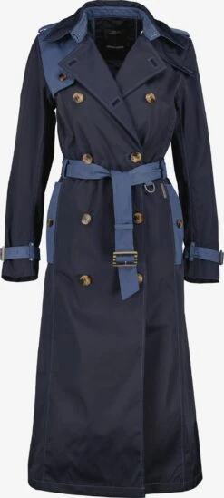 DIDRIKSONS Manteaux De Pluie Manteau Fonctionnel ALVINA Femme Marine / Bleu-gris