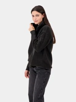 DIDRIKSONS Vestes Dextérieur Veste En Polaire ALEXA Femme Noir -Sportamore a54576431a209b5050b319757e706765