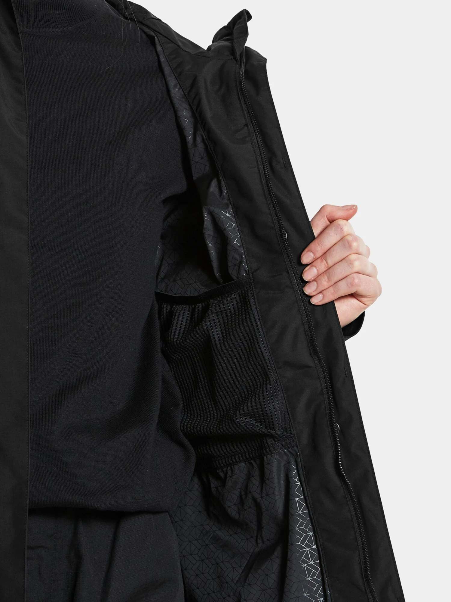 DIDRIKSONS Manteaux De Mi-saison Manteau Mi-saison Femme Noir 8 DIDRIKSONS Manteaux De Mi-saison Manteau Mi-saison Femme Noir – Image 6