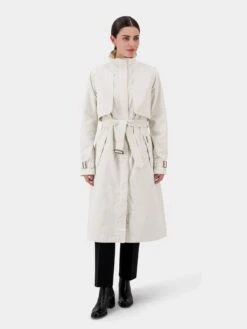 DIDRIKSONS Manteaux De Pluie Manteau Fonctionnel Femme Blanc -Sportamore ad040d8f46b0b9925e9295711997a371