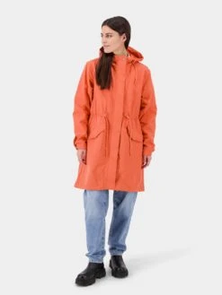 DIDRIKSONS Parkas Parka Mi-saison HELEN Femme Corail -Sportamore ad54e5863937326b810aae2eb3991203