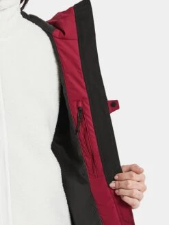 DIDRIKSONS Vestes Dextérieur Veste Fonctionnelle Aino Femme Rouge Sang -Sportamore b44aedce13e9e0959822b8a354d5a7f1