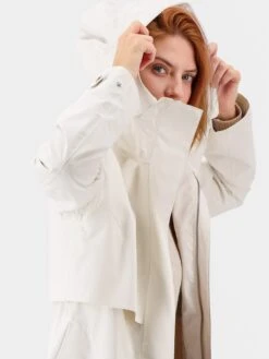 DIDRIKSONS Manteaux De Pluie Manteau Fonctionnel Sonja Femme Blanc -Sportamore b7c14a06cc519e9fa4bcdea64854b7b8
