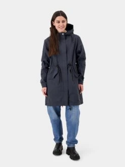 DIDRIKSONS Parkas Parka Mi-saison HELEN WNS Femme Bleu Foncé -Sportamore bb73dbe5cc09ad2e5614a9af576e6768