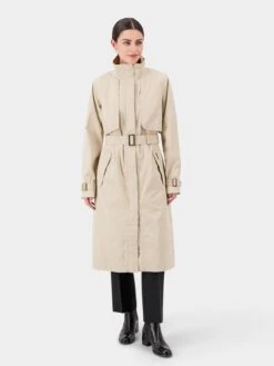 DIDRIKSONS Manteaux De Pluie Manteau Fonctionnel Femme Sable -Sportamore bddc0ddd4d29ee6ba9e240e41c80012a