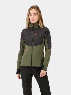 DIDRIKSONS Vestes Dhiver Veste D’hiver LYRA Femme Vert Foncé / Noir -Sportamore c6db59bdd4e026e6b0326d1259f97b1e