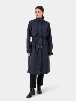 DIDRIKSONS Manteaux De Pluie Manteau Fonctionnel Femme Marine -Sportamore c87bc6e4b0067b48db05b772ef45b052