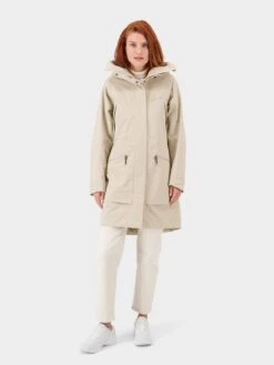 DIDRIKSONS Parkas Parka Mi-saison ILMA WNS Femme Beige -Sportamore cc34a3711d225df1d5331ced12014607