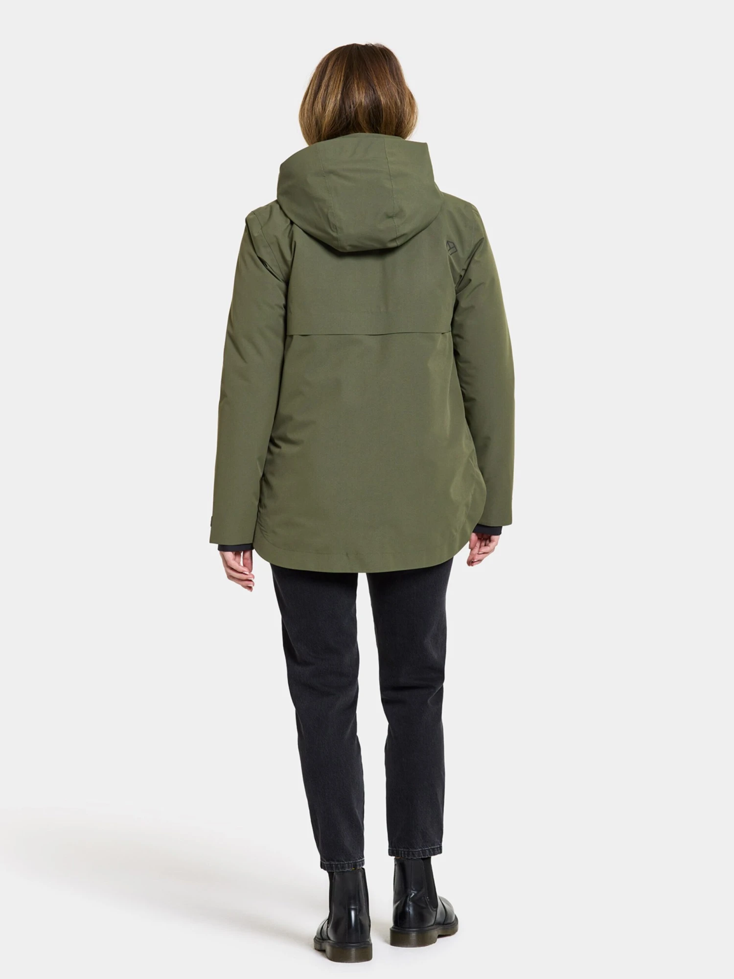 DIDRIKSONS Vestes Thermiques Et En Doudoune Veste Outdoor JENNIE Femme Vert Foncé 7 DIDRIKSONS Vestes Thermiques Et En Doudoune Veste Outdoor JENNIE Femme Vert Foncé – Image 5