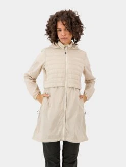 DIDRIKSONS Vestes De Mi-saison Veste Mi-saison Isabella Femme Beige -Sportamore d37d3957bfe7012fff6c5c60e8aac482