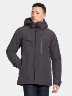 DIDRIKSONS Vestes Thermiques Et Doudounes Veste Outdoor STEFAN Homme Gris Foncé -Sportamore e1aa0a2ed32b296d9570d70a23f7768b