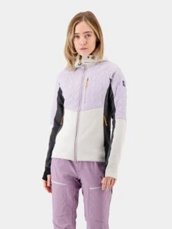 DIDRIKSONS Vestes Dhiver Veste D’hiver LYRA Femme Violet Clair / Blanc Cassé -Sportamore e2246bc8ec345a8ab63ab06413e7edb2