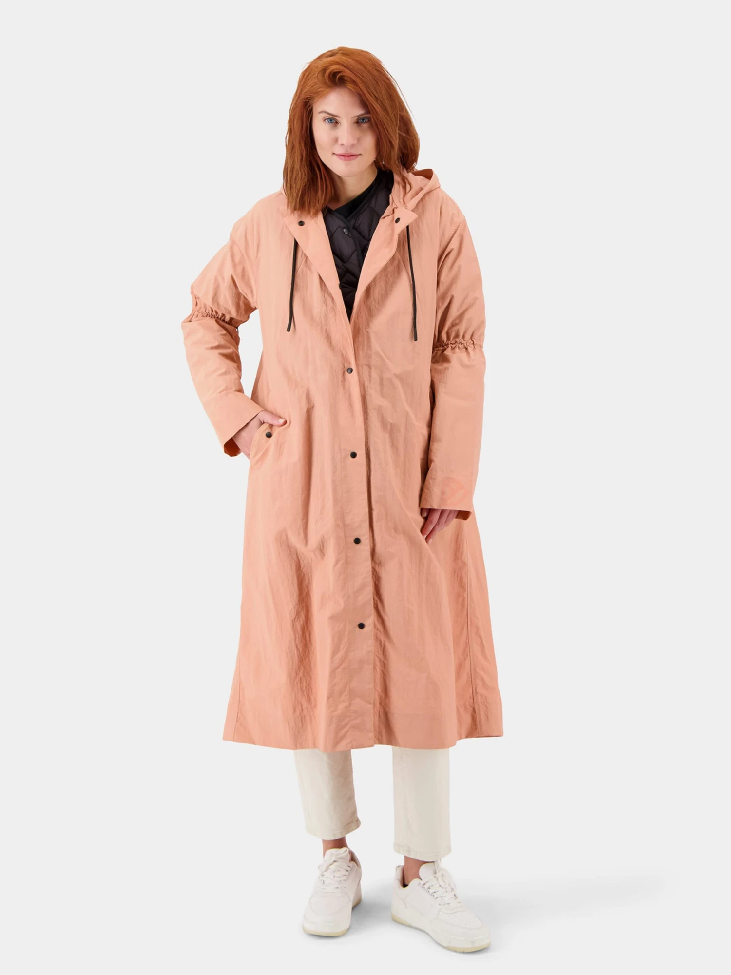 DIDRIKSONS Parkas Parka Mi-saison Elna Femme Rose 6 DIDRIKSONS Parkas Parka Mi-saison Elna Femme Rose – Image 4