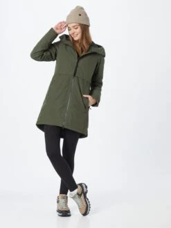DIDRIKSONS Manteaux De Mi-saison Manteau Mi-saison Helle Femme Olive -Sportamore e32437a3c29bdbeef100fbc68672bd17