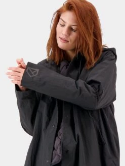 DIDRIKSONS Parkas Parka Mi-saison EL Femme Noir -Sportamore e674ff5765b0a1bfecbd1ffb96a176b8