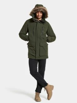 DIDRIKSONS Vestes De Mi-saison Parka Mi-saison Fredrik Homme Olive -Sportamore e844ee68856ead8e734120a2194919d2