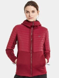 DIDRIKSONS Vestes De Mi-saison Veste Mi-saison Annema Femme Rouge Sang -Sportamore ed82e0e6638295242b22fc8a0f84cdc8