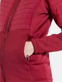 DIDRIKSONS Vestes De Mi-saison Veste Mi-saison Annema Femme Rouge Sang -Sportamore f34e4ff8abdb29a86c4271cac73c616e