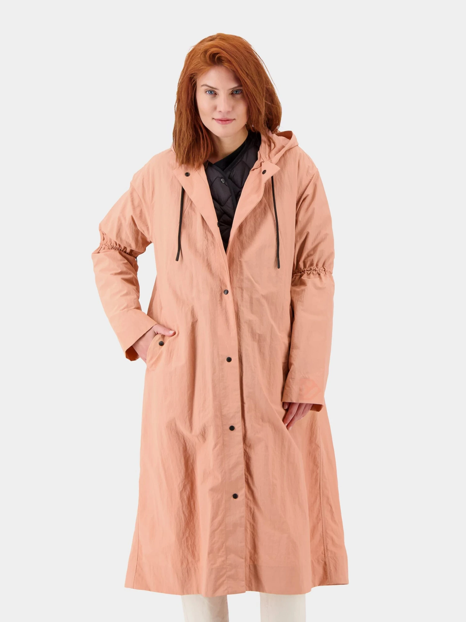 DIDRIKSONS Parkas Parka Mi-saison Elna Femme Rose 5 DIDRIKSONS Parkas Parka Mi-saison Elna Femme Rose – Image 3
