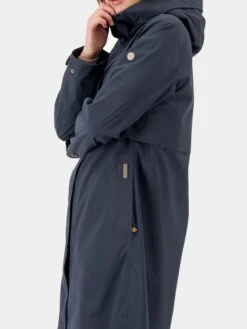DIDRIKSONS Manteaux De Pluie Manteau Fonctionnel SONJA Femme Bleu Foncé -Sportamore f5b2e1084aa21eda4662c19c305f6e30