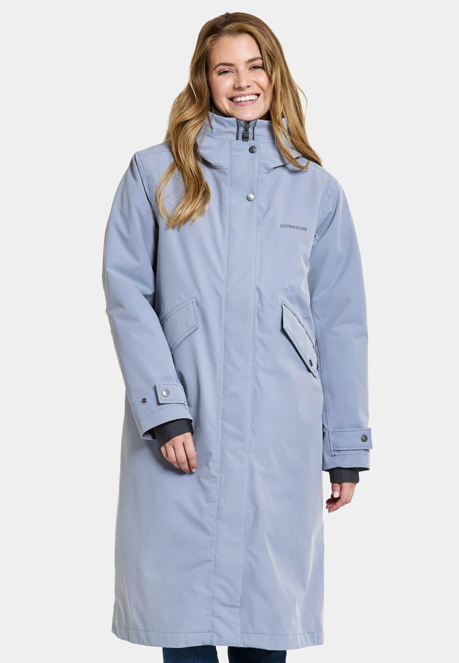 DIDRIKSONS Mia Wns L - Parka - Blue 3 DIDRIKSONS Mia Wns L - Parka - Blue