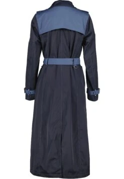 DIDRIKSONS Alvina - Trench - Blue -Sportamore ff0d444bfb704b52b9764908a39a4747