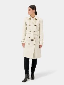 DIDRIKSONS Trenchs Manteau Mi-saison Blanka Femme Beige -Sportamore ff36482761c2b08f600788eec7cea73a